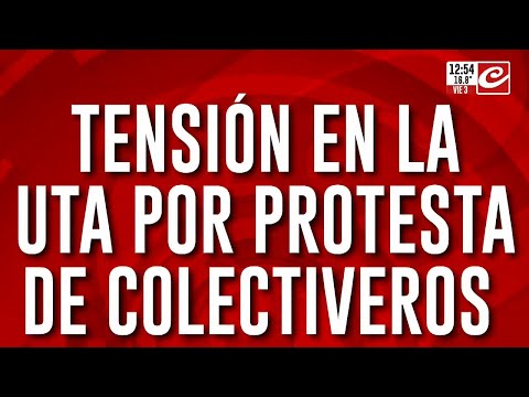 Tensión en la UTA por protesta de colectivos