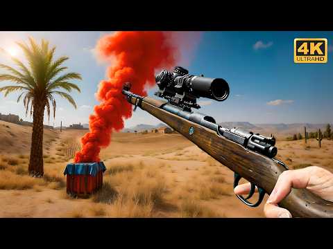 PUBG PC | Miramar Solo Sniper | 4K Ultra Graphics Gameplay (No Commentary)