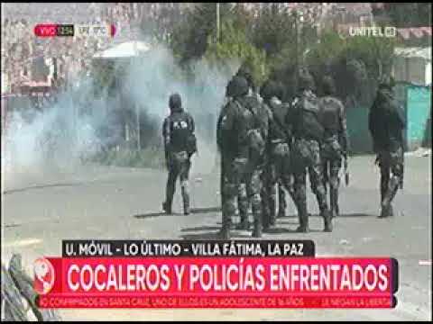22082022 COCALEROS Y POLICIAS ENFRENTADOS RED UNITEL