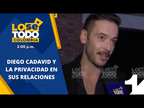 ¿Por qué Diego Cadavid mantiene sus relaciones en privado? - Lo Sé Todo