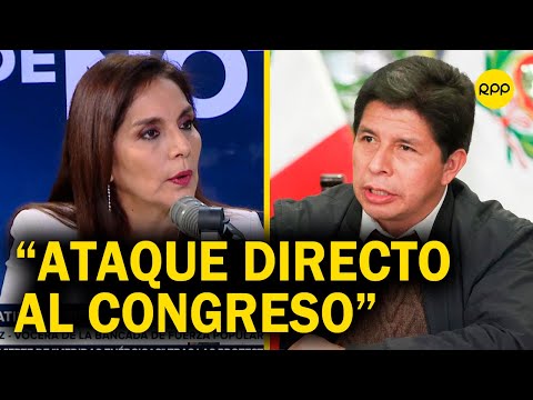 Patricia Juárez sobre la vacancia: Muchos están rechazando la figura del presidente Pedro Castillo
