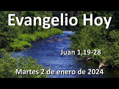 EVANGELIO DEL DIA - Martes 2 de enero de 2024 - Juan 1,19-28