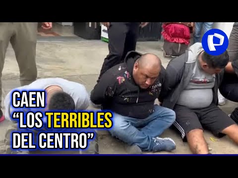 'Los terribles del centro': cae banda cuando intentaba asaltar camión Hermes que abastecía un banco