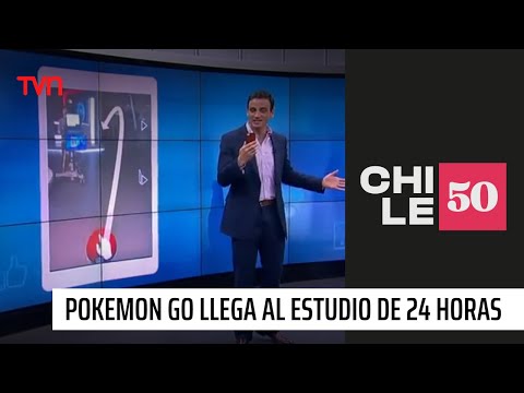 Pokemon Go llega al estudio de 24 Horas | Chile 50