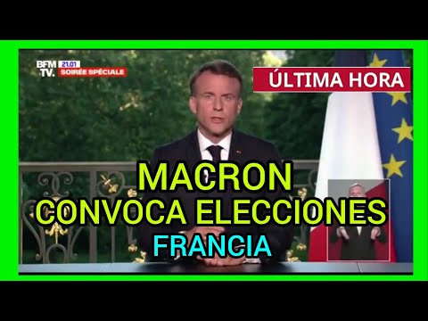 #ÚltimaHora - MACRON DISUELVE EL GOBIERNO FRANCÉS