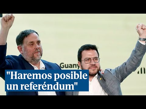 Aragonès lanza la carrera electoral y avisa a Sánchez: Haremos posible un referéndum