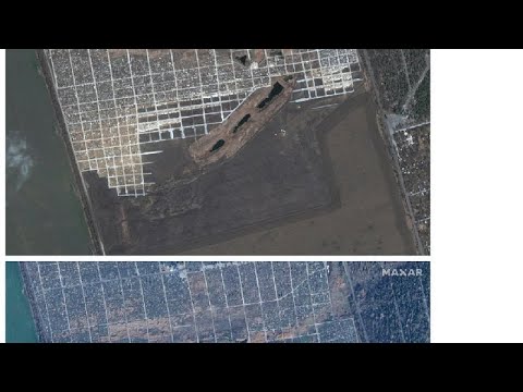 Imagens de satélite mostram destruição em Mariupol