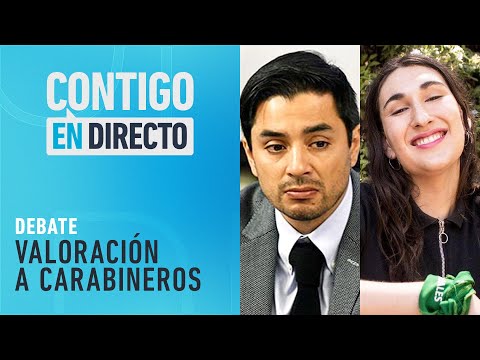 ¡VALORAR CARABINEROS!: El intenso debate de Emilia Schneider y Álvaro Carter - Contigo en Directo