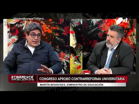 Rimanchik | Martín Benavides, exministro de Educación