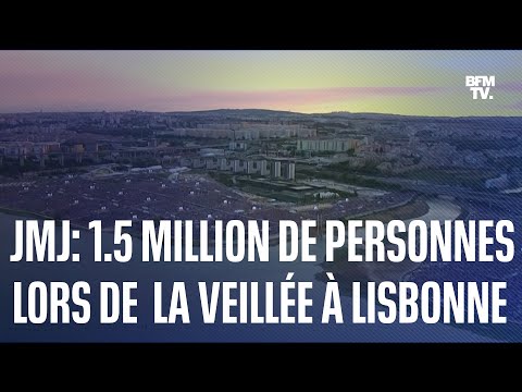 JMJ: la veillée, présidée par le pape François, a rassemblé 1.5 million de personnes à Lisbonne