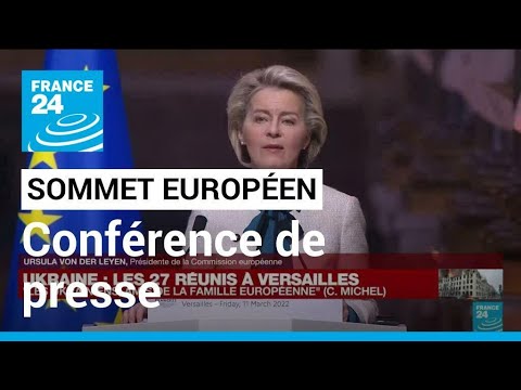 REPLAY :  Conférence de presse du sommet de Versailles • FRANCE 24
