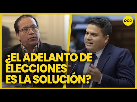 Diego Bazán Y Roberto Sánchez debate sobre el Proyecto Ley del adelanto de elecciones