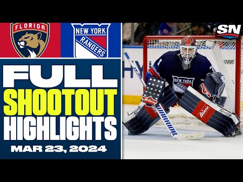 Florida Panthers at New York Rangers | FULL Shootout Highlights - March 23, 2024