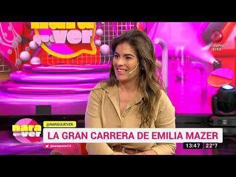 Emilia Mazer: Fui mamá a los 43 años y nunca sentí que era nada que tenía pendiente