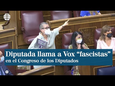 Una diputada de ERC llama fascista a Macarena Olona y a la bancada de Vox