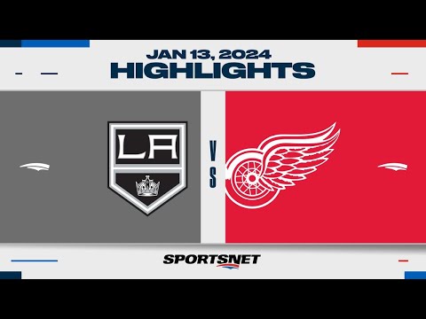 NHL Highlights | Kings vs. Red Wings - January 13, 2024