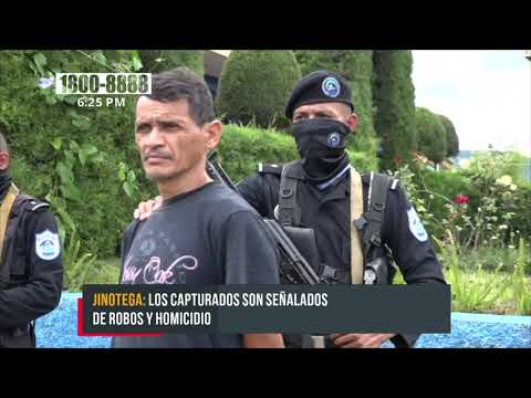 15 delincuentes «al bote» gracias a operativos policiales en Jinotega - Nicaragua