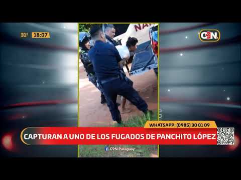 Capturan a fugados de Panchito López