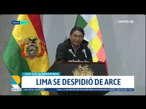 27092024 IVAN LIMA SE DESPIDIÓ DE LUIS ARCE UNITEL