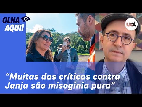 Reinaldo Azevedo: Muitas das críticas que a Janja recebe nas redes sociais são pura misoginia