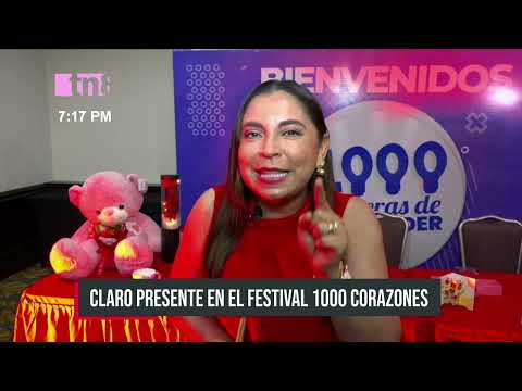Claro presenta el festival 1000 corazones: celebrando el amor y la amistad en Nicaragua