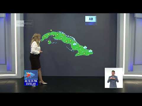 El Tiempo en Cuba: nublados en la zona oriental...