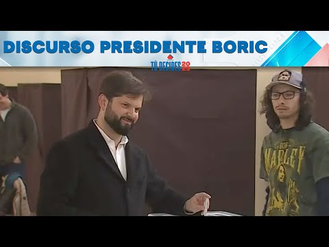 Las palabras del Presidente Gabriel Boric tras votar en el Plebiscito en Punta Arenas