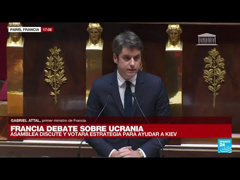 'Estamos con Ucrania y la ayudaremos como sea necesario': Gabriel Attal, primer ministro francés