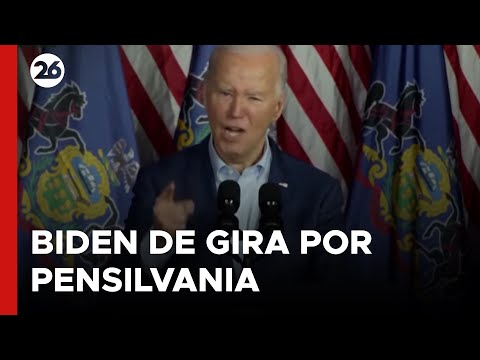 EEUU | Joe Biden inició una gira por Pensilvania de cara a las elecciones 2024