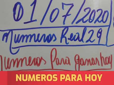 NUMEROS PARA HOY 01/07/2020 DE JULIO PARA TODAS LAS LOTERIAS