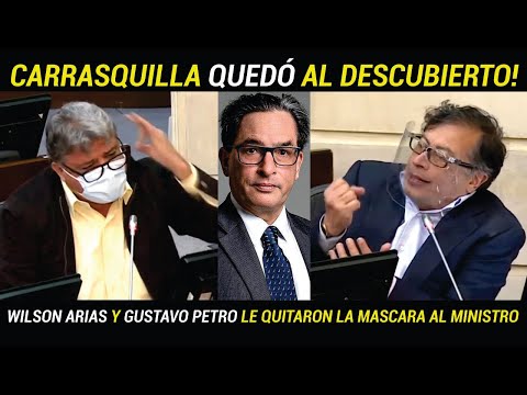 GUSTAVO PETRO Y WILSON ARIAS, LE QUITARON LA MÁSCARA A CARRASQUILLA CON SU REFORMA TRIBUTARIA.