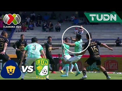 ¡NO PUEDE SER! Mena falla la más CLARA | Pumas 2-1 León | Liga Mx - CL2023 J3 | TUDN