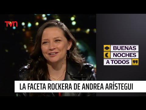 La faceta rockera de Andrea Arístegui: “Este es mi look normal” | Buenas noches a todos
