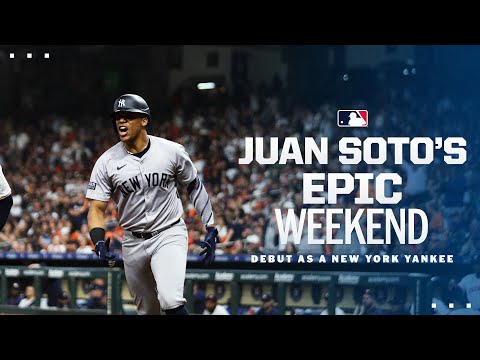 Relive Juan Sotos Yankees debut weekend!