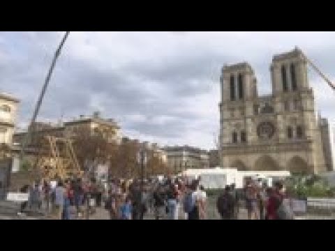 Medieval techniques used in Notre Dame restoration