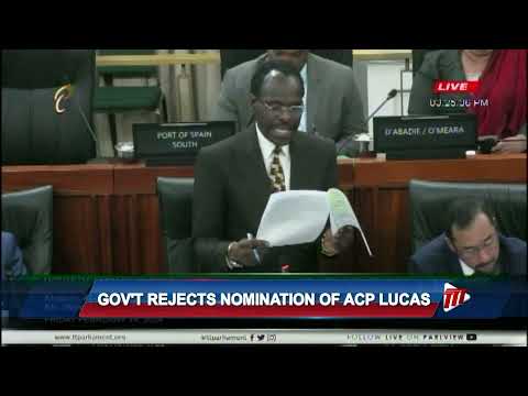 Gov't Rejects Nomination of ACP Lucas