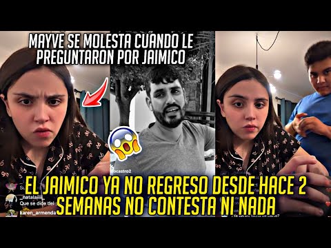 MAYVE CASTRO CONTESTA QUE PASO CON JAIMICO SE FUE SOLO SIN DECIR NADA