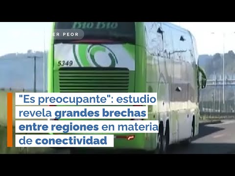 Es preocupante: estudio revela grandes brechas entre regiones en materia de conectividad