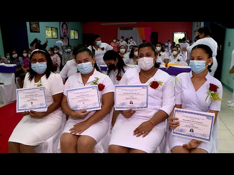 Managua cuenta con 43 nuevos auxiliares de enfermería