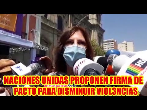 NACIONES UNIDAS PROPON3N FIRMA DE PACTO CON AUTORIDADES Y ORGANISMOS PARA DISMINUIR VIOL3CIAS..