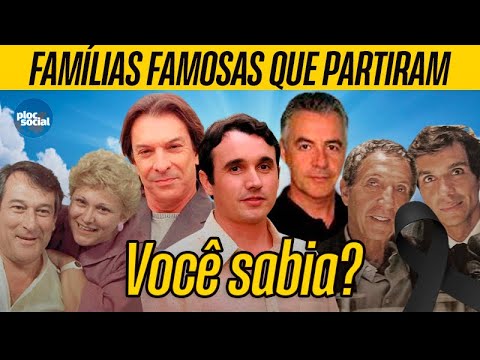 40 FAMOSOS QUE ERAM PARENTES E da mesma família, PARTIRAM E VOCÊ NÃO SABIA