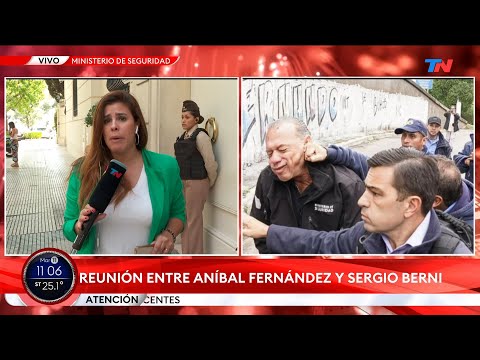INSEGURIDAD I Reunión entre Aníbal Fernández y Sergio Berni