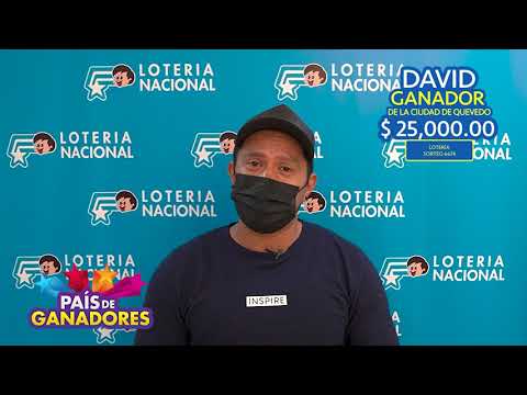 José Toala ganador Loteria sorteo 6674