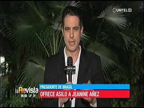27062022 JAIR BOLSONARO PRESIDENTE DE BRASIL OFRECE ASILO A JEANINE AÑEZ RED UNITEL
