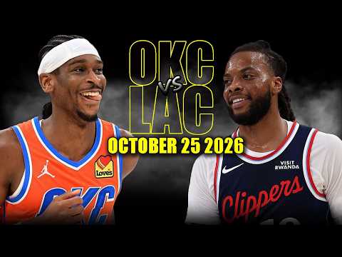 오클라호마시티 썬더 대 로스앤젤레스 클리퍼스 풀게임 하이라이트 - 2026년 10월 25일 | NBA Season