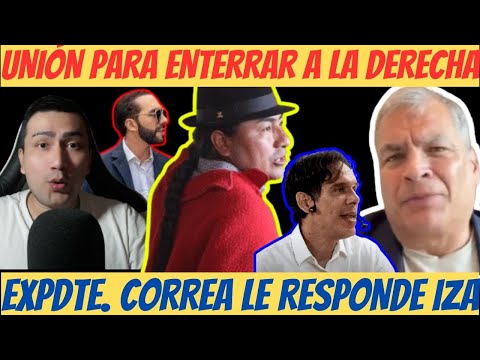 Rafael Correa ¡Rompe el silencio! La respuesta a Leonidas Iza y Daniel Noboa