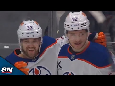 Oilers Leon Draisaitl Forces Turnover To Set Up Crafty Viktor Arvidsson Goal