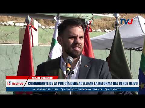 COMANDANTE DE LA POLICÍA DEBE ACELERAR LA REFORMA DEL VERDE OLIVO