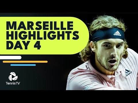 Tennis 🎾 Tsitsipas Takes On Gaston; Auger-Aliassime, Tsonga & Pouille In Action | Marseille 2022 Highlights