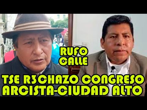 RUFO CALLE DICE CONGRESO CIUDAD ALTO SE VA LLEVAR ACABO SIN PERMISO DEL TRIBUNAL SUPREMO ELCTORAL